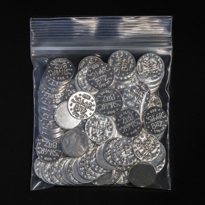 Silver Bitz – 1/10 oz .999 Fine Silver Rounds - Image 2