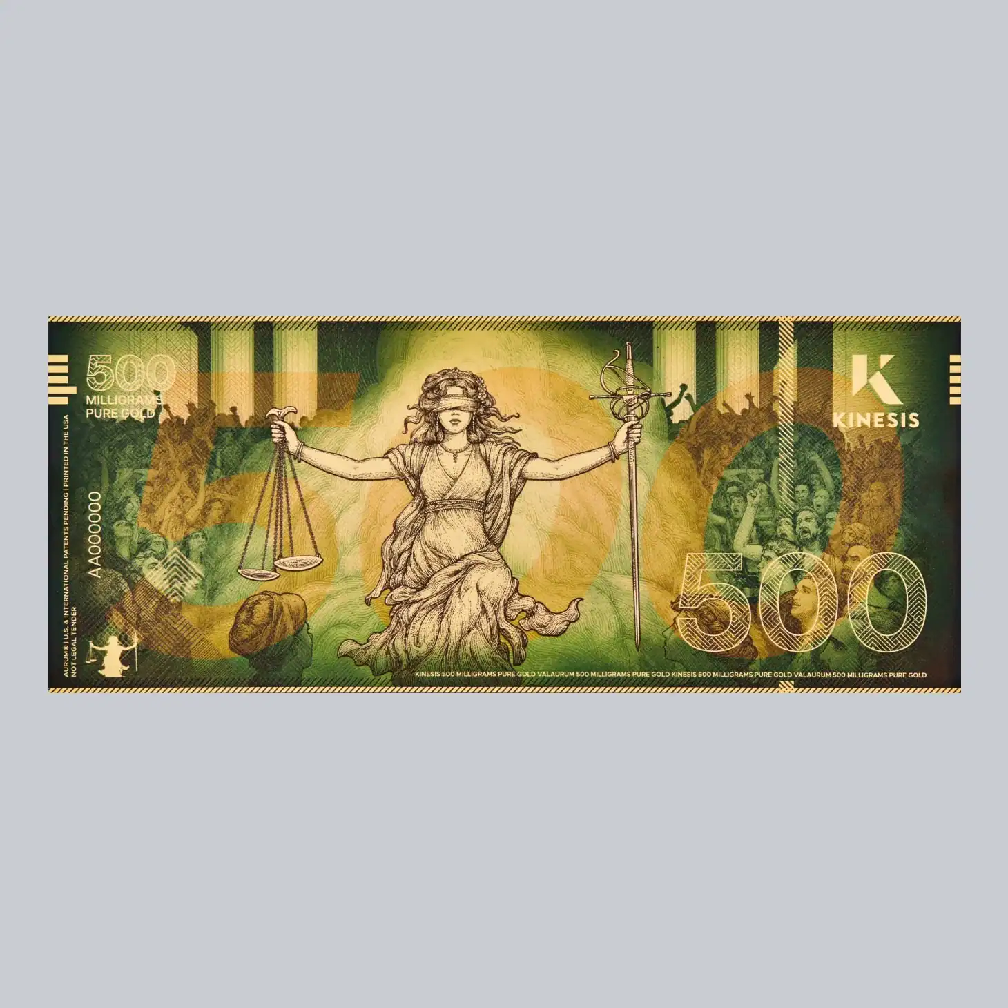 500mg Kinesis Gold Bill - Image 3