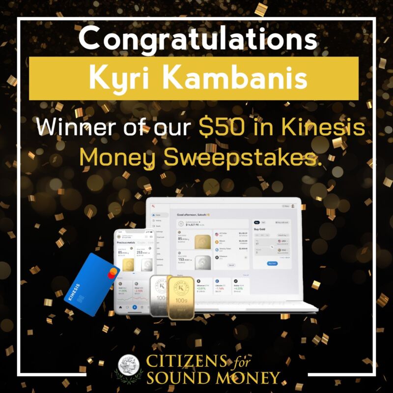 Image for the Tweet beginning: 🎉 Congrats to our Giveaway