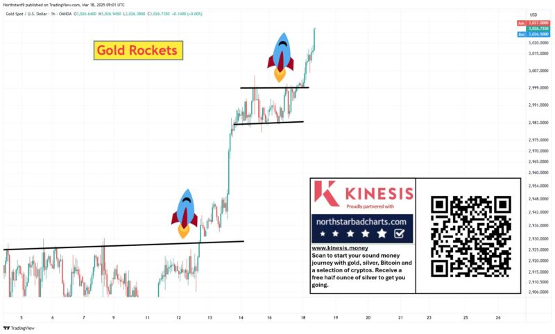Image for the Tweet beginning: Gold may well see a